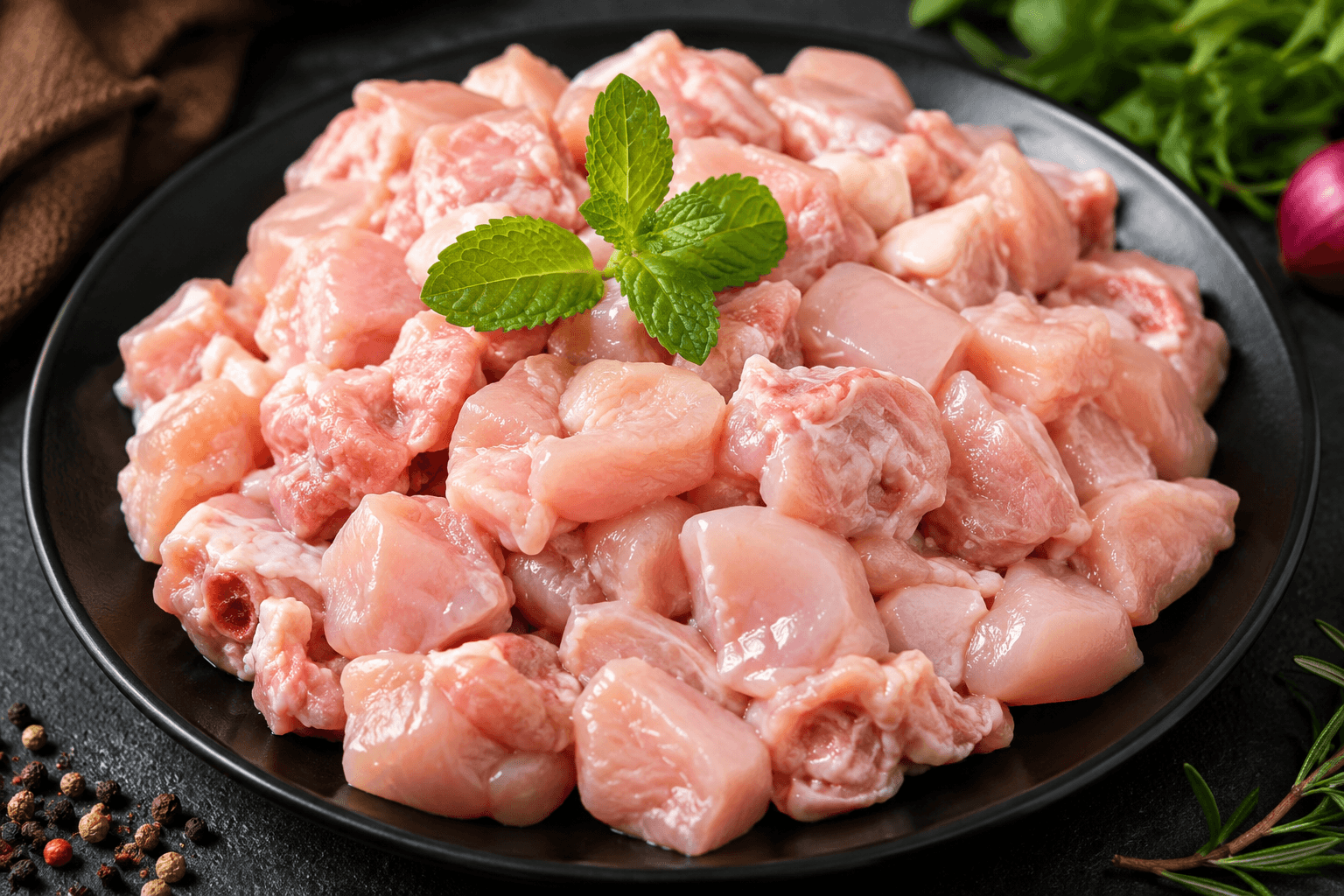 Curry cut chiken ( মুরগির মাংসের টুকরো ) chiken