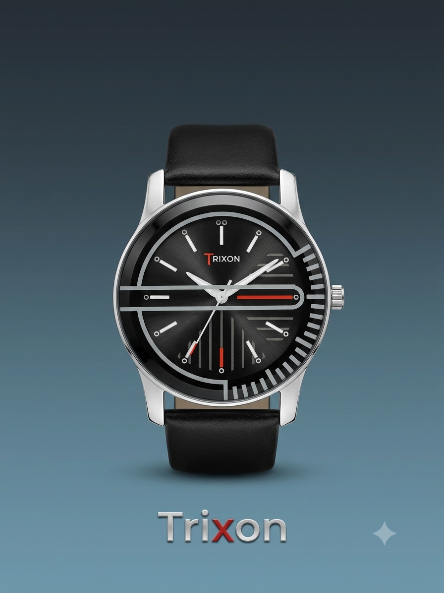 Trixon watch (men) black colour belt