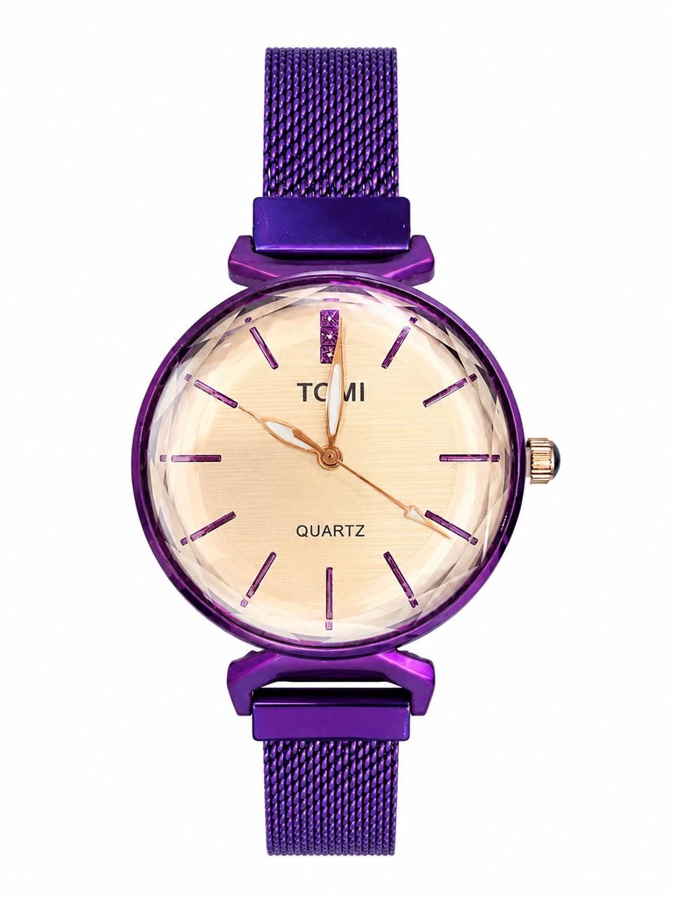 Tomi quartz watch for women deep blue colour