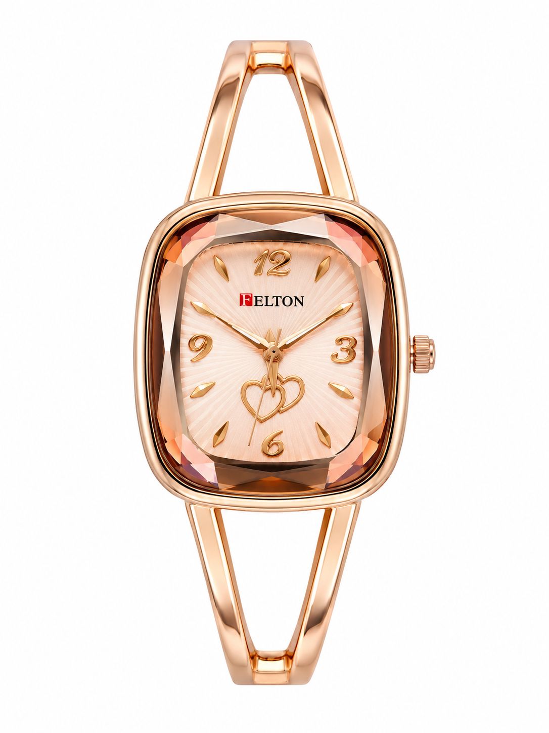 Felton watch for women golden colour