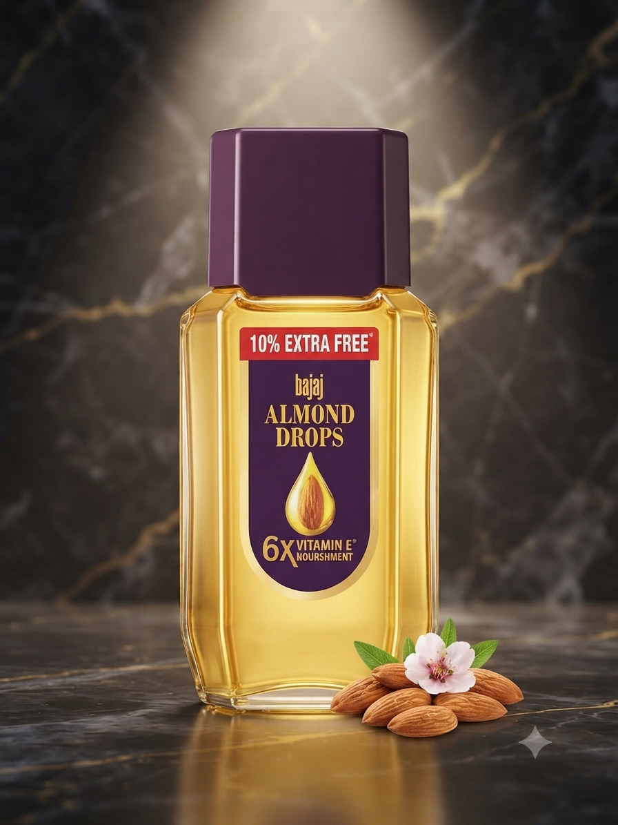 Bajaj Almond Drops Hair Oil, 45ml + 4.5ml