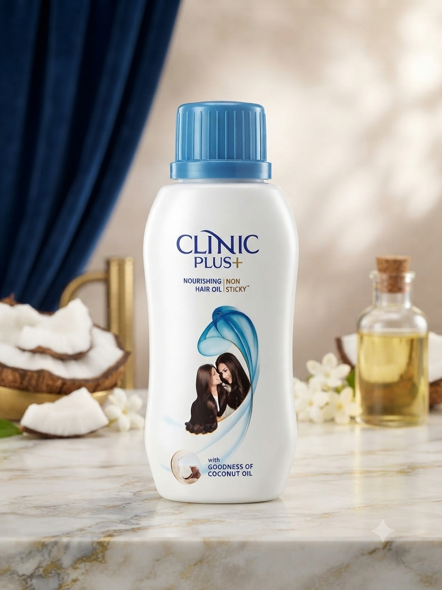 Clinic Plus Nourishing Non Sticky Hair Oil - 100ml with Goodness of Coconut Oil