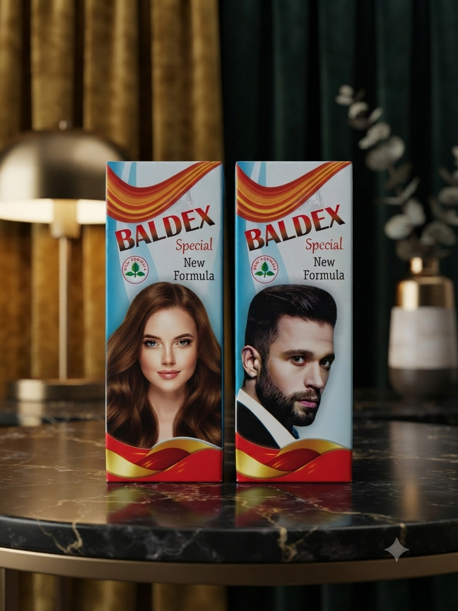 Baldex Special New Formula 100ml - An Excellent Hair Oil for Baldness and Alopecia Areas