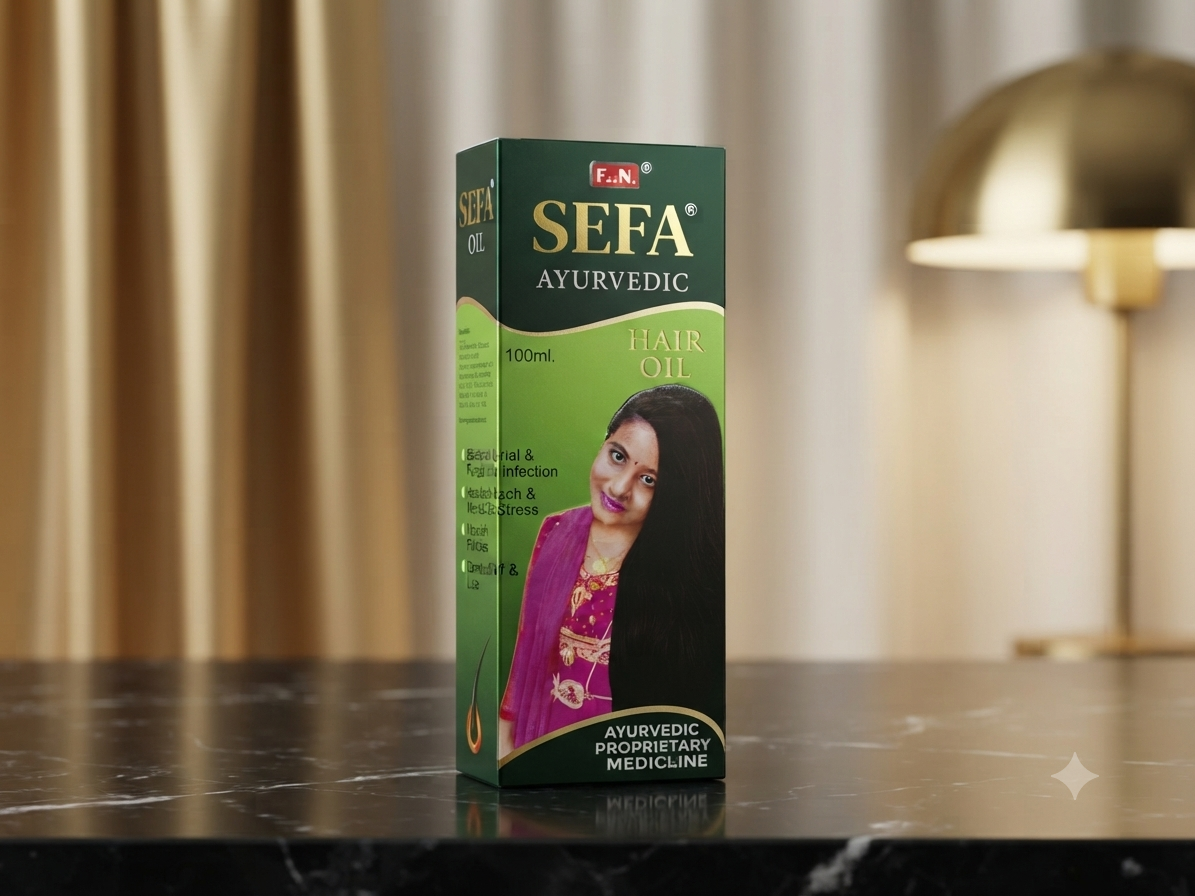F.N. Sefa Ayurvedic Hair Oil 100ml - Healthy Hair Natural Care