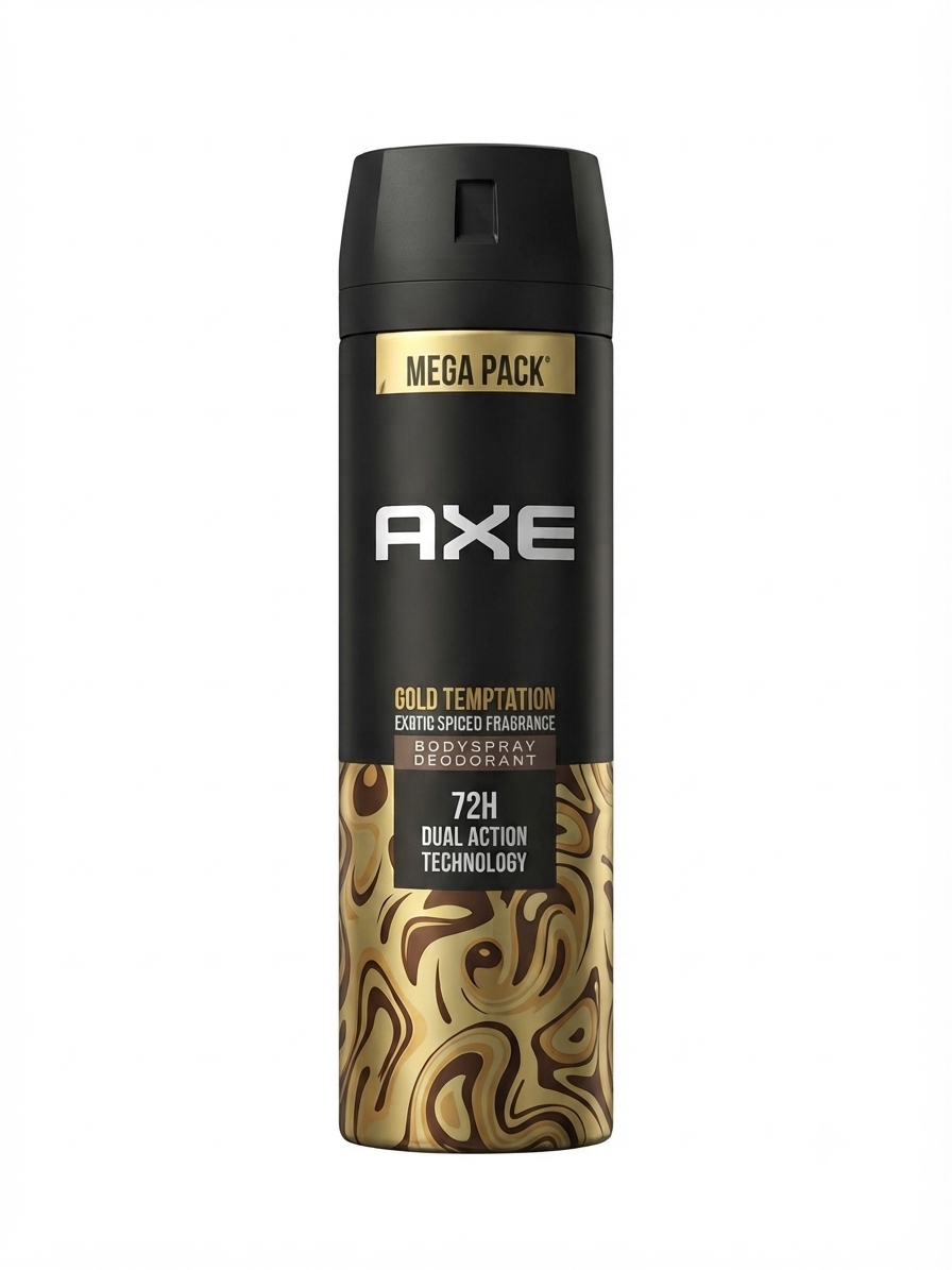 AXE Gold Temptation Long Lasting Deodorant Body Spray For Men - 215 ml perfume