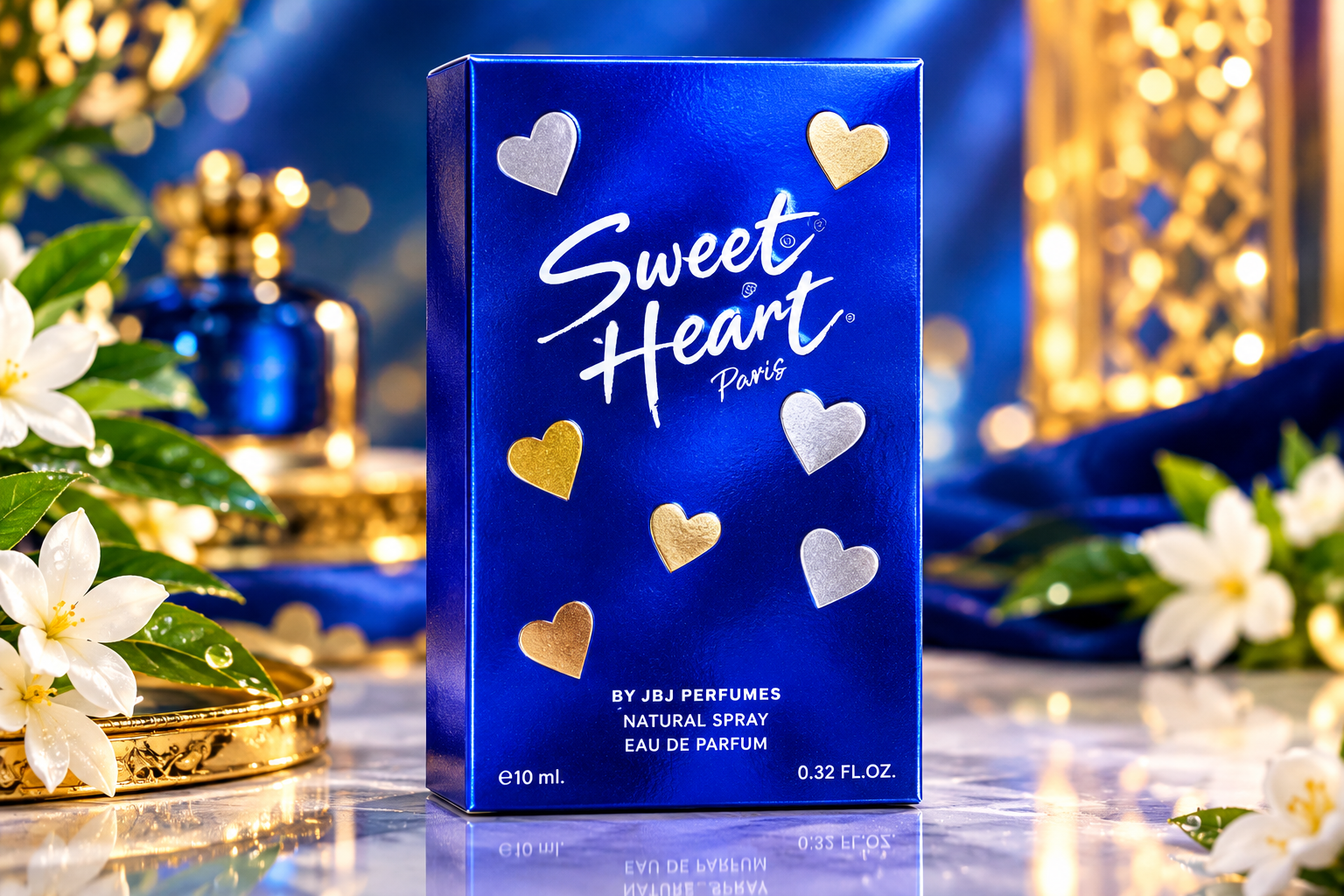 Sweet Heart Paris Eau de Parfum by JBJ Perfumes – Natural Spray (10ml / 3.4 FL.OZ.)