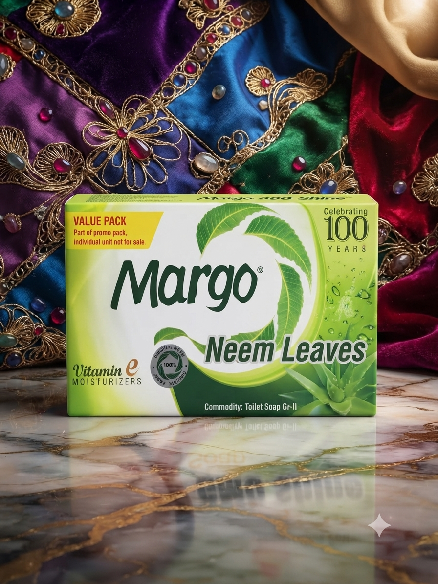 Margo Neem Leaves  Soap with Vitamin E Moisturizers