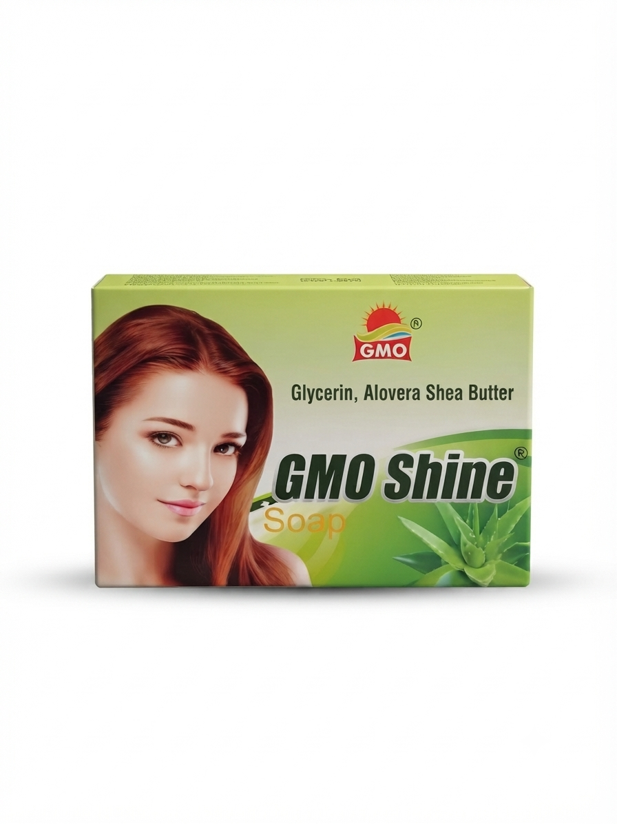 GMO Shine Soap with Glycerin, Alovera & Shea Butter