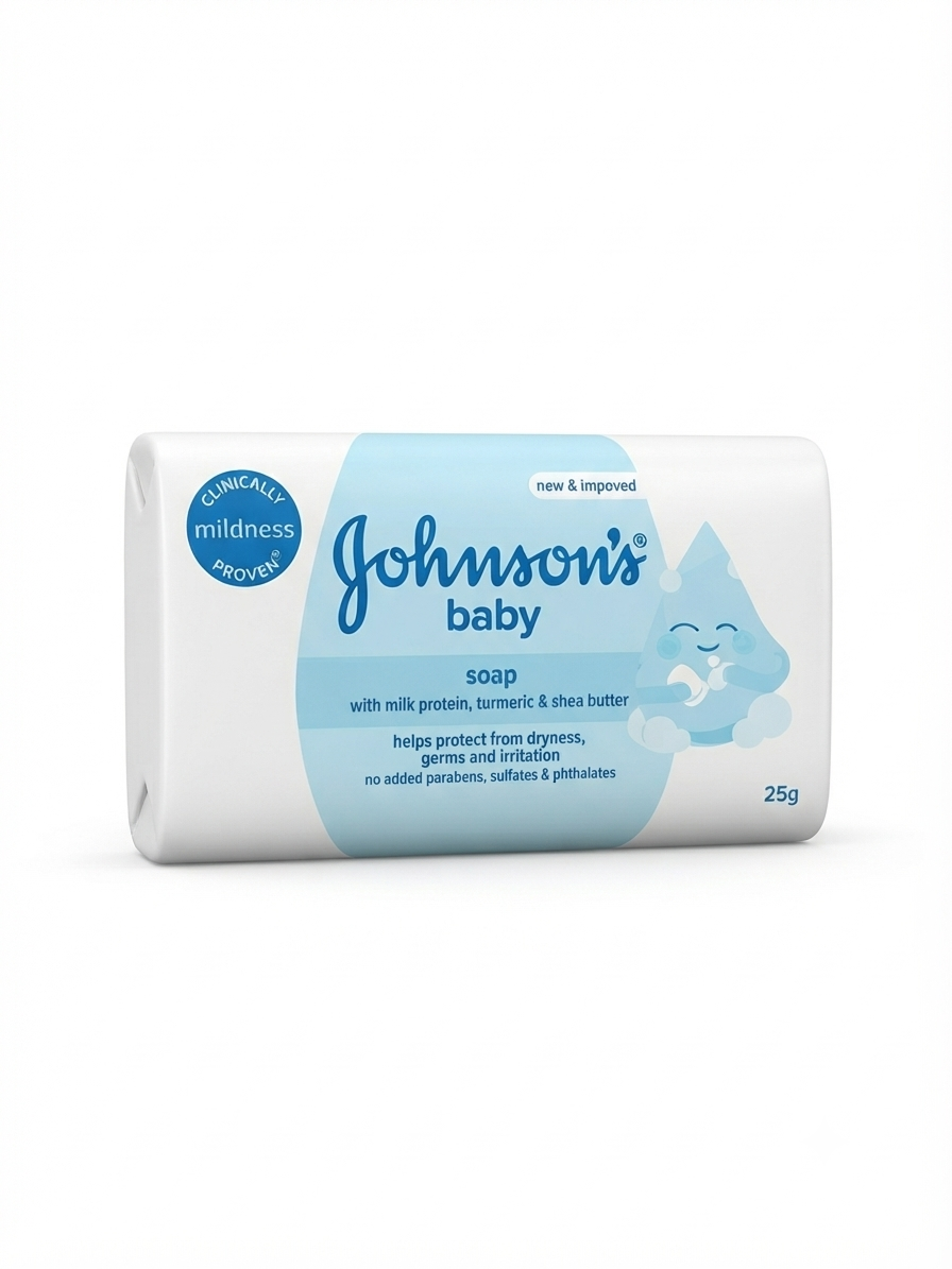 Johnson's Baby Soap with Milk Protein, Turmeric & Shea Butter